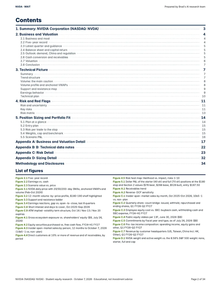 NVDA initiation report, page 2