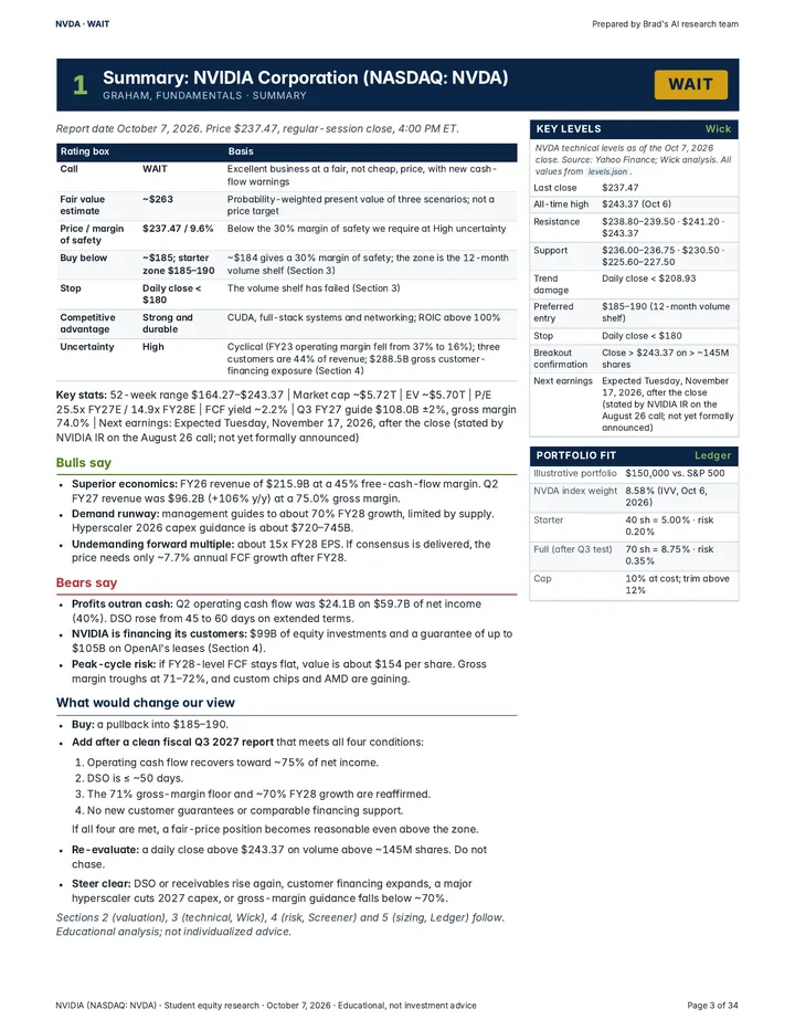 NVDA initiation report, page 3
